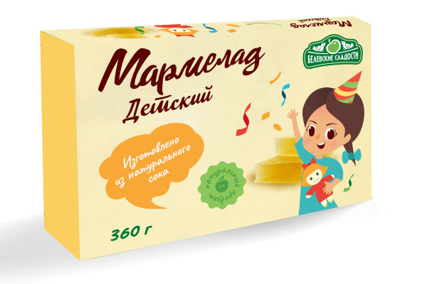 №2 Мармелад  "Детский" белевский 360г   в Красногорске