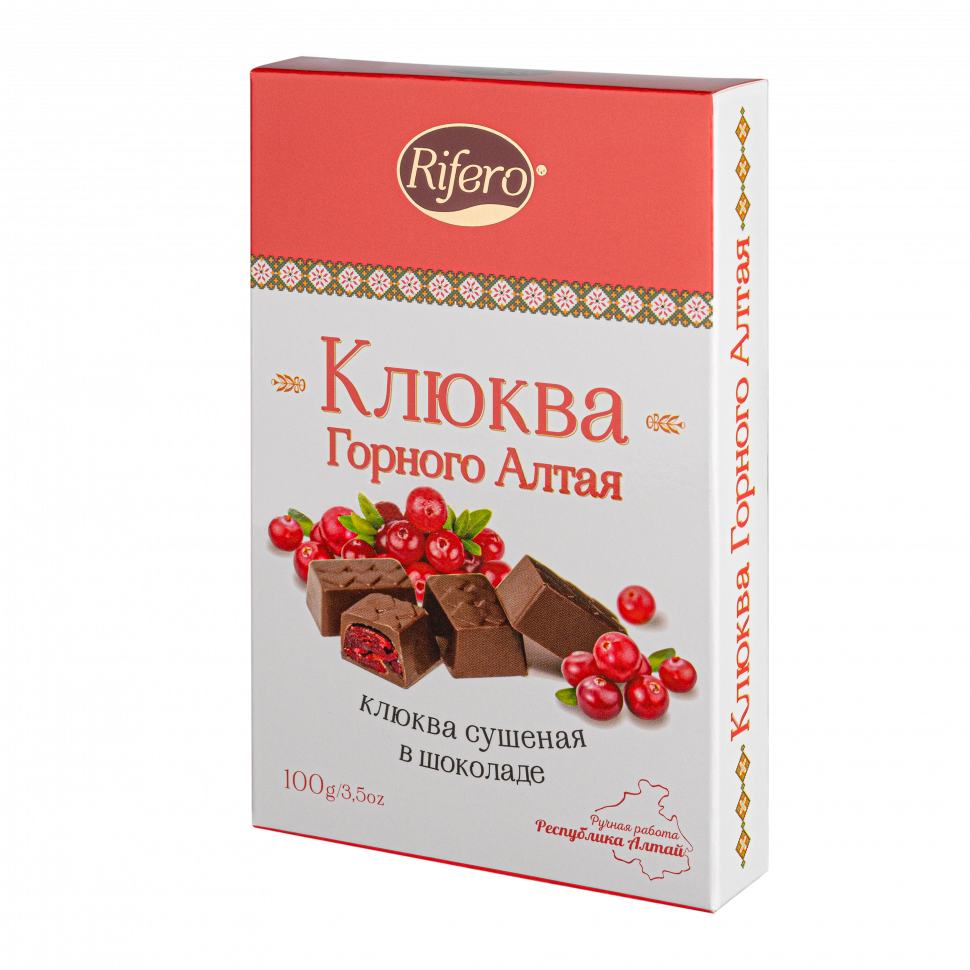  Риф и ко Конфеты "КЛЮКВА Горного Алтая" 100г         в Красногорске
