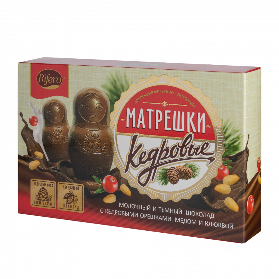 Риф и ко Конфеты "Матрёшки кедровые" 100г           в Красногорске